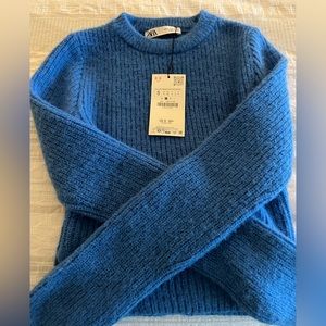 Zara cobalt blue sweater - new with tags